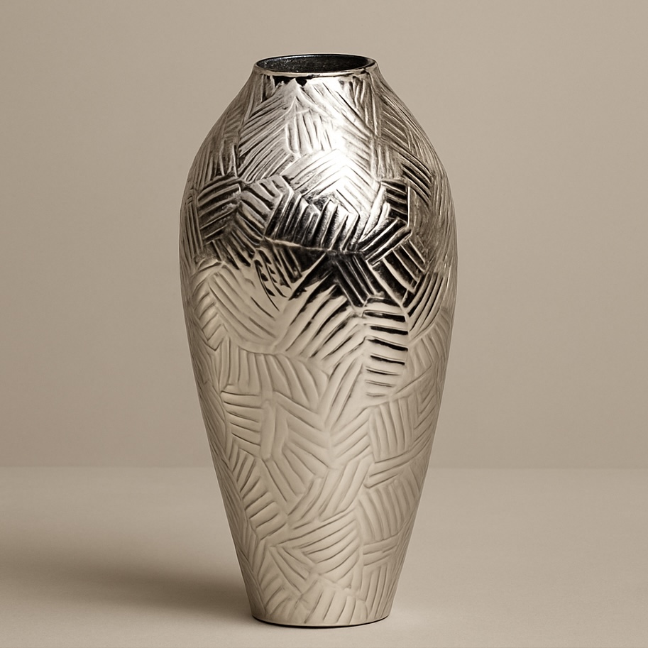 Sterling Herringbone Vase