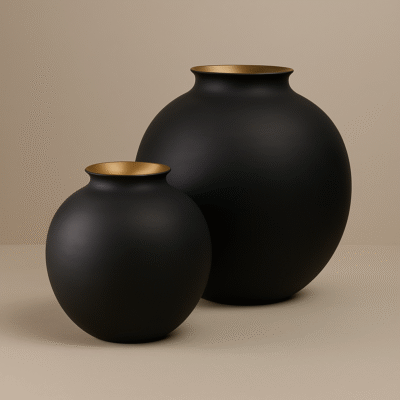 Noir Aura Vase