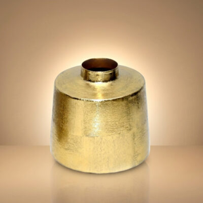 Brushed Hammered Urn Vase