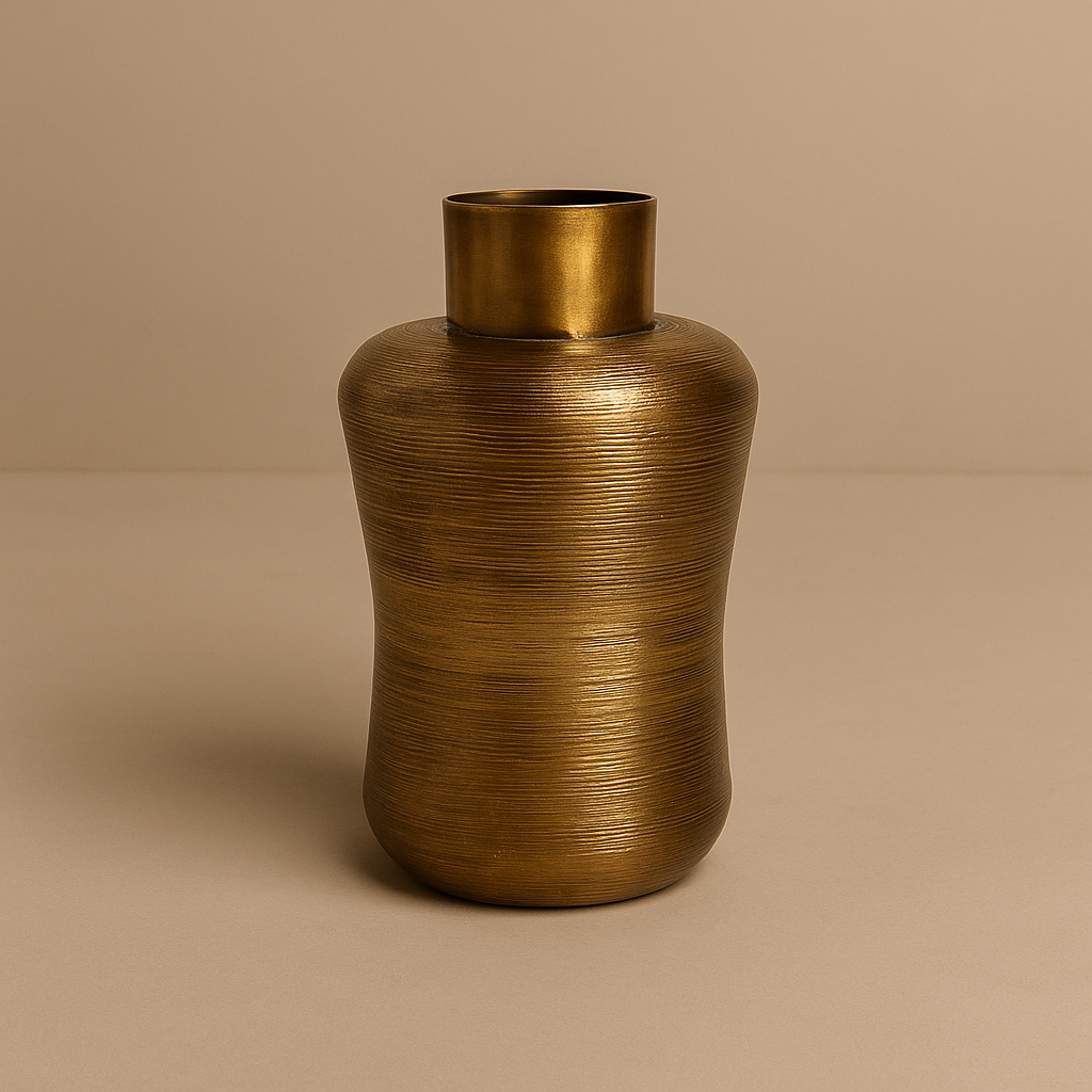 Aureum Brass Vase