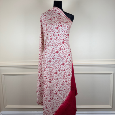 Fully Emb. Shawl #414