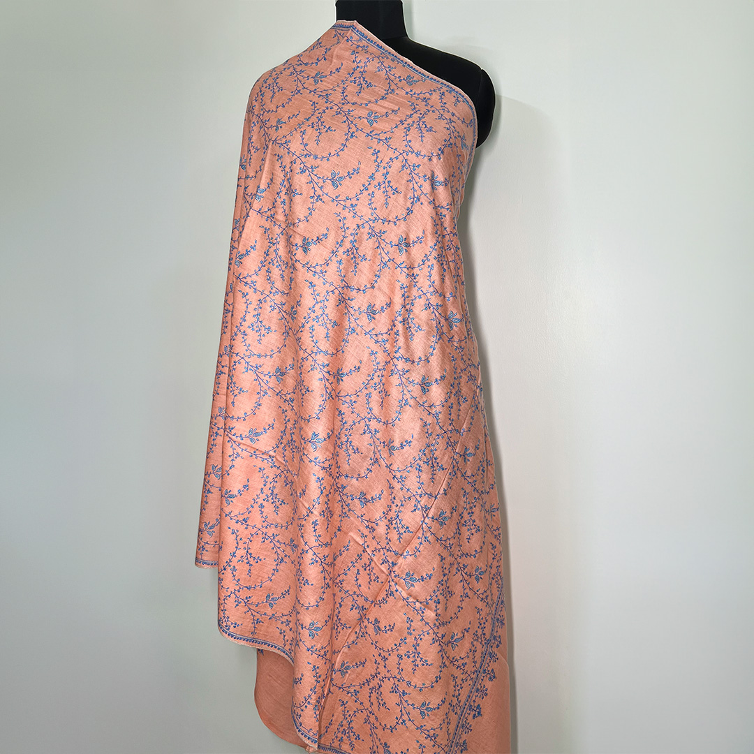 Fully Emb. Shawl #173