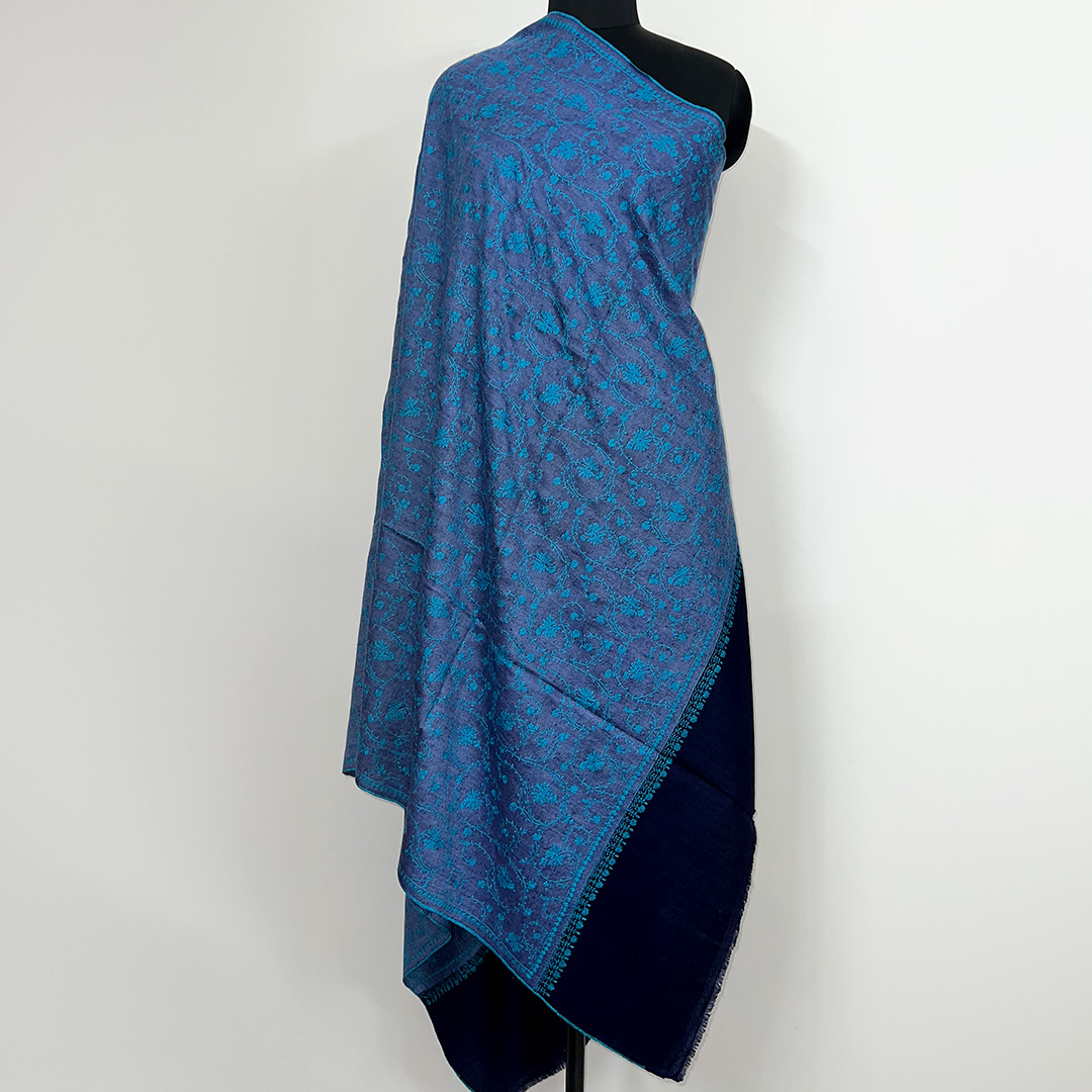 Fully Emb. Shawl #179