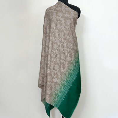 Fully Emb. Shawl #442-2