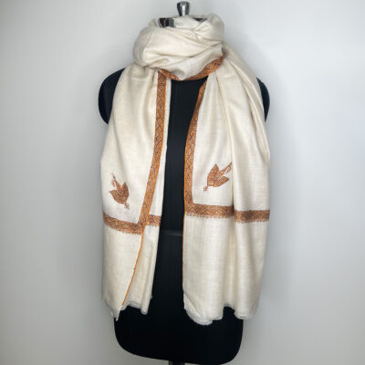 Border Emb. Scarf #228