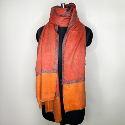 Border Emb. Scarf #333-2