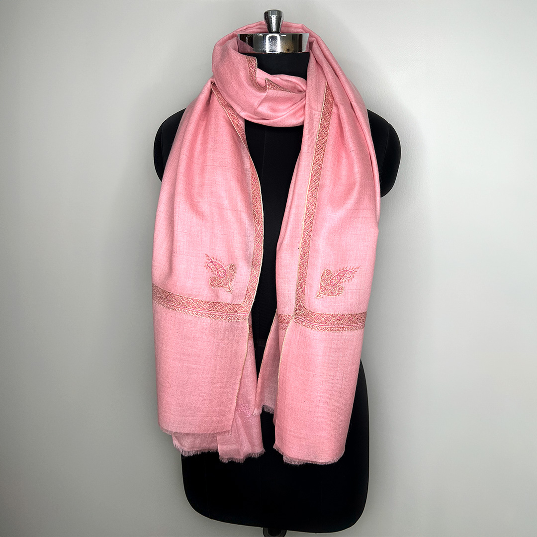 Border Emb. Scarf #858