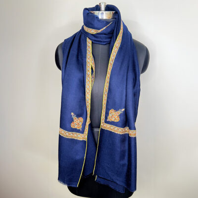 Border Emb. Scarf #986