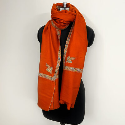 Border Emb. Scarf #484