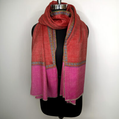 Border Emb. Scarf #171