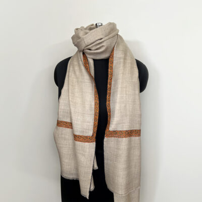 Border Emb. Scarf #135