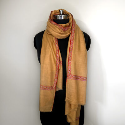 Border Emb. Scarf #403