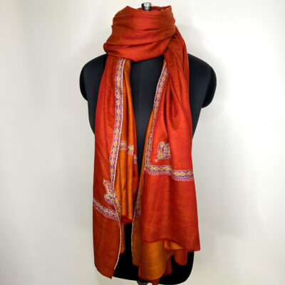 Border Emb. Scarf #390