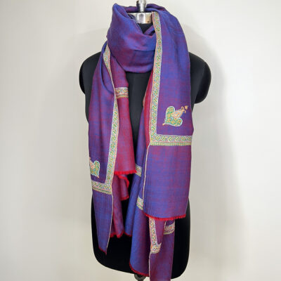 Border Emb. Scarf #542