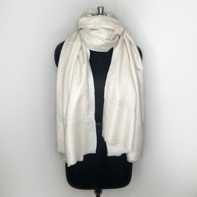 Border Emb. Scarf #286