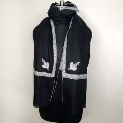 Border Emb. Scarf #869