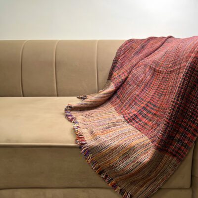 Saffron Mosaic Throw