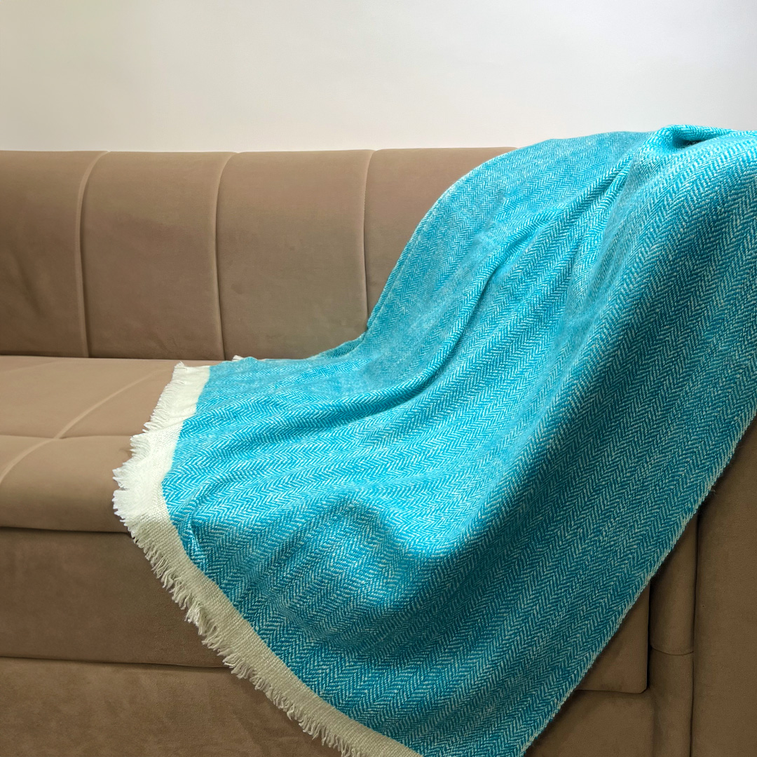 Aqua Whisper Throw